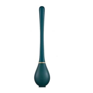 Hanbaaz Premium compact | Wall hanging Bathroom, Toilet Brush with holder | Flexible Head with silicone bristle | pack of 1